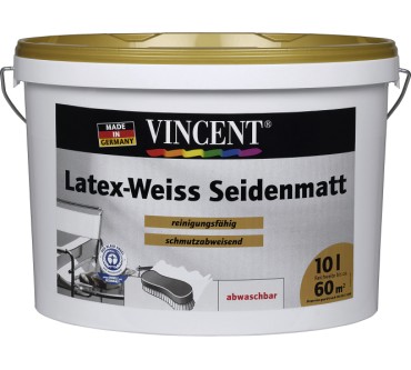 Produktbild Hellweg / Vincent Latex-Weiss seidenmatt