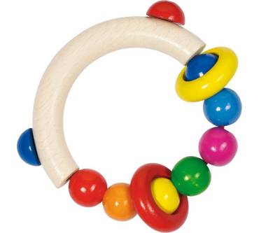 Produktbild Heimess Greifling mit Perlen und Ringen, lackiertes Holz