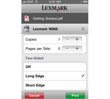 Produktbild Lexmark Mobile Printing