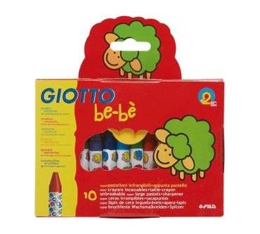 Produktbild Lyra GIOTTO be-bè super bruchfeste Wachsmalkreiden + Spitzer