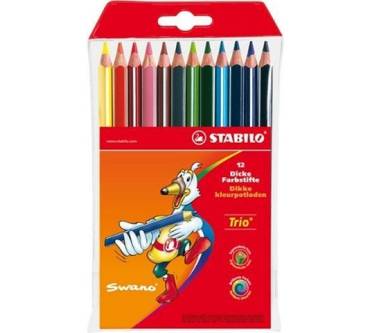 Produktbild Stabilo Trio 12 dicke Farbstifte