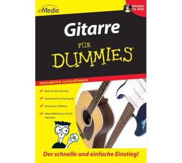 Produktbild Klemm Music Technology Gitarre für Dummies - interaktive Gitarrenschule