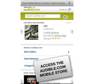 Produktbild Audible.de Hörbuch-App