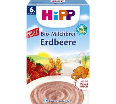 Produktbild HiPP Bio-Milchbrei Erdbeere