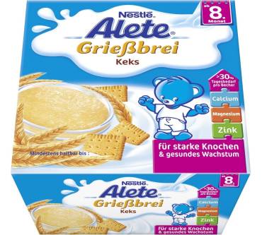 Produktbild Alete bewusst Grießbrei Keks