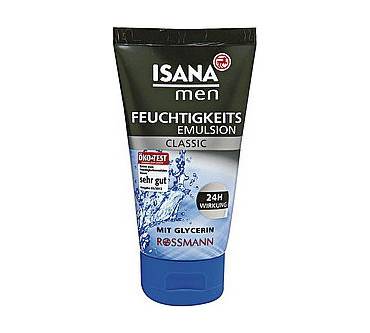 Produktbild Rossmann / Isana Men Feuchtigkeitsemulsion Classic
