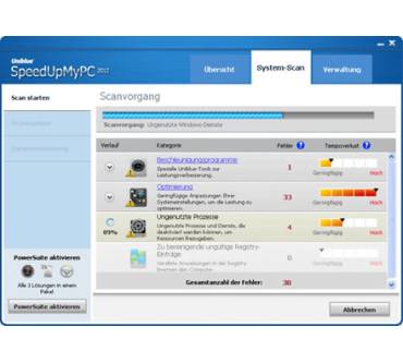 Produktbild Uniblue SpeedUpMyPC 2012