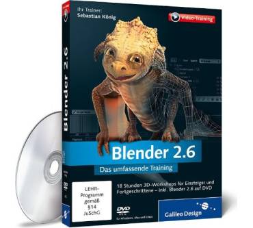 Produktbild Galileo Design Blender 2.6 - Das umfassende Training