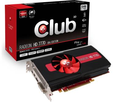Produktbild Club 3D Radeon HD 7770 GHz Edition