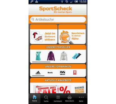Produktbild SportScheck App 2.4.1