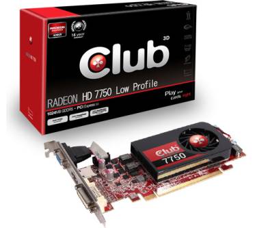 Produktbild Club 3D Radeon HD 7750 Low Profile
