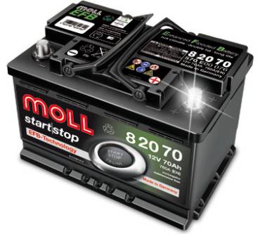 Moll Batterien startstop EFB 820 70 im Test: 1,5 sehr gut