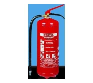 Protex Feuerlöscher 6kg ABC mit Manometer: 1,3 sehr gut