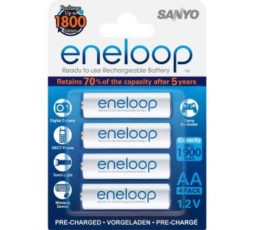 Produktbild Sanyo Eneloop HR-3UTGB-4BP AA Mignon-Akku
