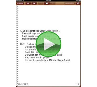 Produktbild BauM Software Songbook + für iPad