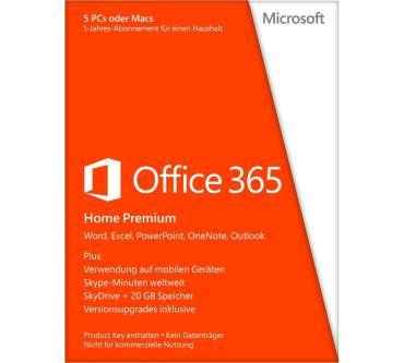 Produktbild Microsoft Office 365 Home Premium