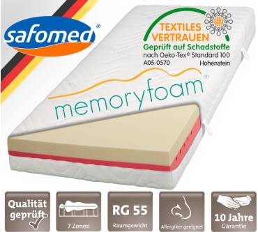 Produktbild Saarschaum V-Power Memory Matratze