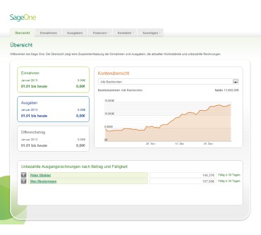 Produktbild SageOne Finanzen & Buchhaltung