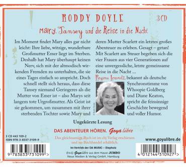 Produktbild Roddy Doyle Mary, Tansey und die Reise in die Nacht