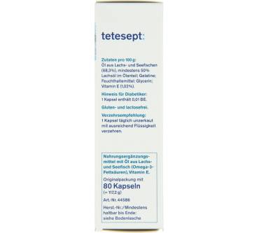 Produktbild Tetesept Omega-3 Lachsöl 1000, Kapseln