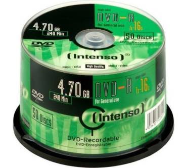 Produktbild Intenso DVD-R 16x (4,7 GB)