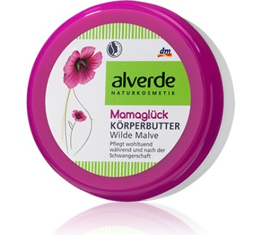 Produktbild dm / alverde Mamaglück Körperbutter Wilde Malve