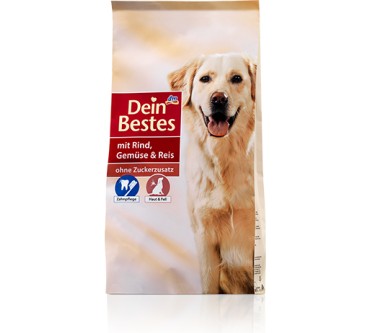 Produktbild dm Dein Bestes (mit Rind, Gemüse & Reis)