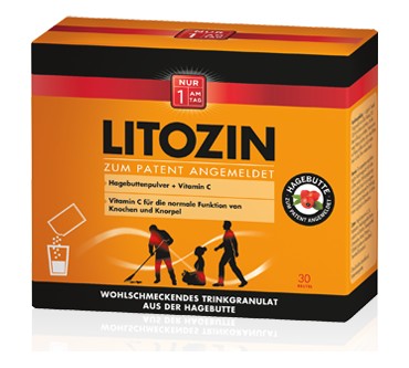 Produktbild Litozin Hagebuttenpulver mit Gopo + Vitamin C, Granulat