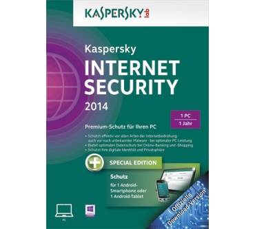 Produktbild Kaspersky Lab Internet Security 2014