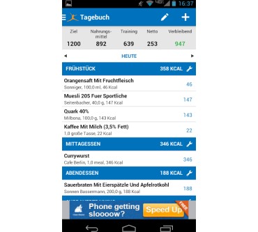 Produktbild MyFitnessPal Kalorienzähler