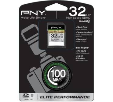 Produktbild PNY SDHC/SDXC Elite Performance