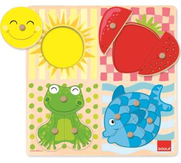 Produktbild Goula Holzpuzzle 4 Farben