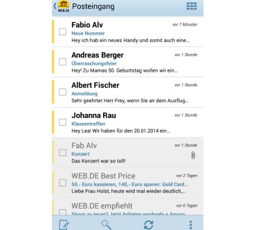 Produktbild web.de Mail App
