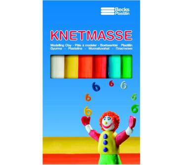 Produktbild Becks Plastilin Knetmasse (6 Stangen)