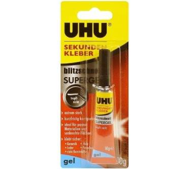 Produktbild Uhu Sekundenkleber Blitzschnell Supergel