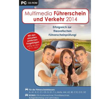 Produktbild bhv Multimedia Führerschein und Verkehr 2014