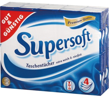 Produktbild Edeka / Gut & Günstig Taschen Tücher supersoft