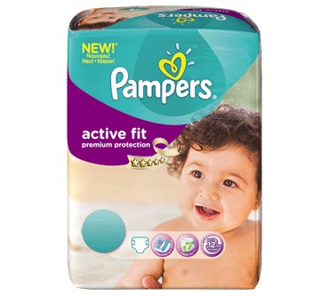Produktbild Pampers Active Fit Windeln Größe 4, 7-18 kg, Maxi