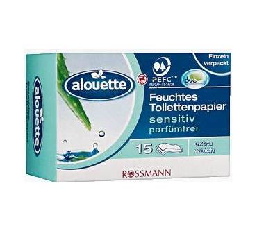 Produktbild Rossmann / alouette Feuchtes Toilettenpapier Sensitiv