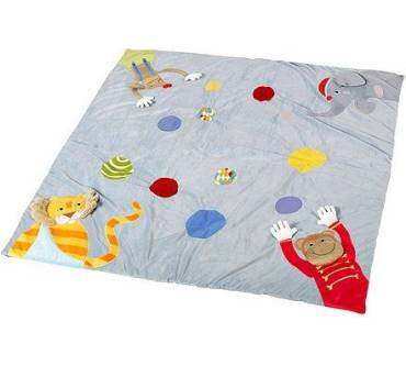 Produktbild Ikea Leka Cirkus Spielteppich grau