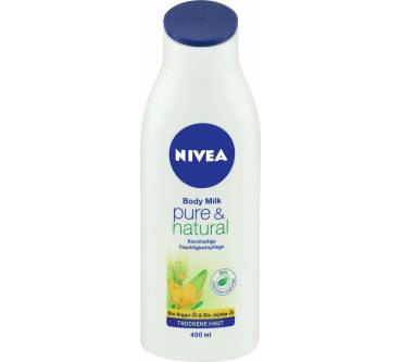 Produktbild Nivea Pure & Natural Body Milk Bio Argan-Öl & Bio Jojoba-Öl