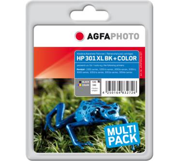 Produktbild AgfaPhoto Ersatzpatronen für HP Drucker (APHP301XLB, APHP301XLC)