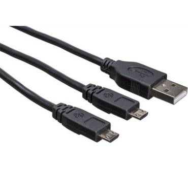 Produktbild BigBen Interactive USB Y-Ladekabel PS4