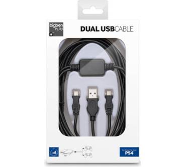 Produktbild BigBen Interactive USB Y-Ladekabel PS4
