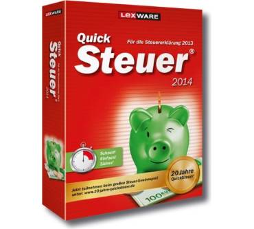 Produktbild Lexware QuickSteuer 2014