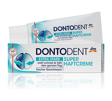 Produktbild dm / Dontodent Super Haftcreme Extra Stark