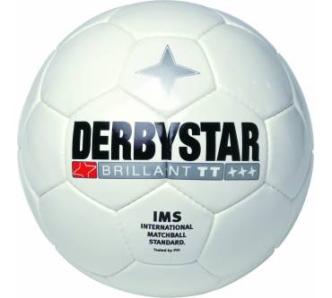 Derbystar Brillant TT: 1,5 sehr gut | Strapazierfähiger Trainingsball | Fußbälle