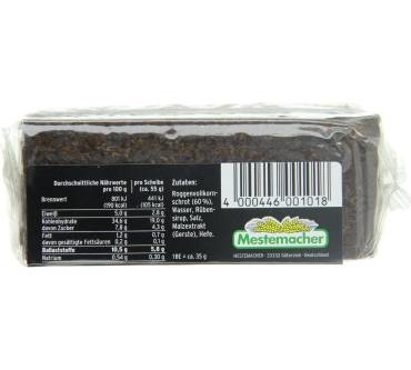 Produktbild Mestemacher Pumpernickel
