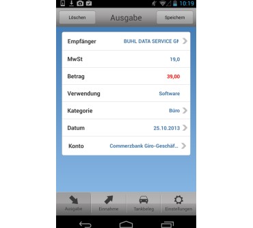 Produktbild Buhl Data WISO Belegerfassung