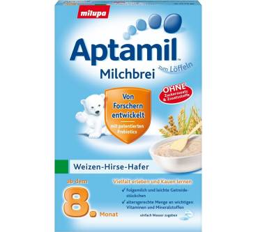 Produktbild Milupa Aptamil Milchbrei Weizen-Hirse-Hafer